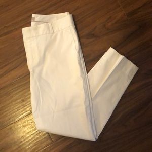 Banana Republic White Hampton Pant